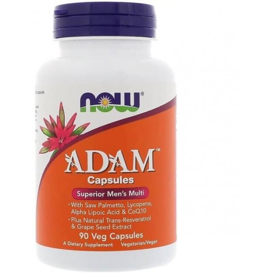 Дієтична добавка Now Adam комплекс для чоловіків таблетки №90: ціни та характеристики
