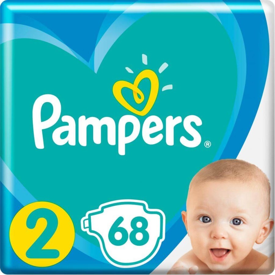 Підгузки Pampers New Baby Mini Розмір 2 (4-8 кг), 68 шт: ціни та характеристики