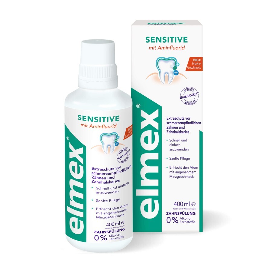 Ополаскиватель для полости рта Elmex Sensitive Plus для снижения чувствительности зубов, 400 мл: цены и характеристики