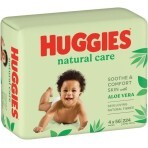 Дитячі вологі серветки Huggies Natural Care 56 х 4 шт: ціни та характеристики