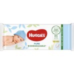 Детские влажные салфетки Huggies Pure Bio 56 шт: цены и характеристики