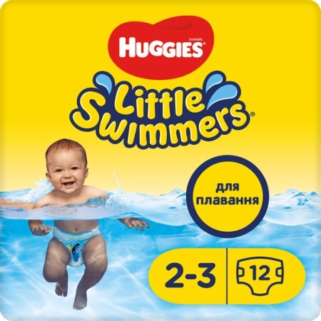Подгузники Huggies Little Swimmer 2-3 12 шт