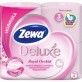 Туалетная бумага Zewa Deluxe 3-слойная Орхидея розовая 4 шт