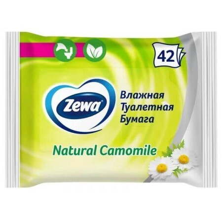 Туалетная бумага Zewa Natural Camomile 42 шт