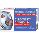 Быстрый тест Cito Test Covid-19 нейтрализующие антитела для выявления иммунитета к коронавирусу 1 шт (в образцах крови)