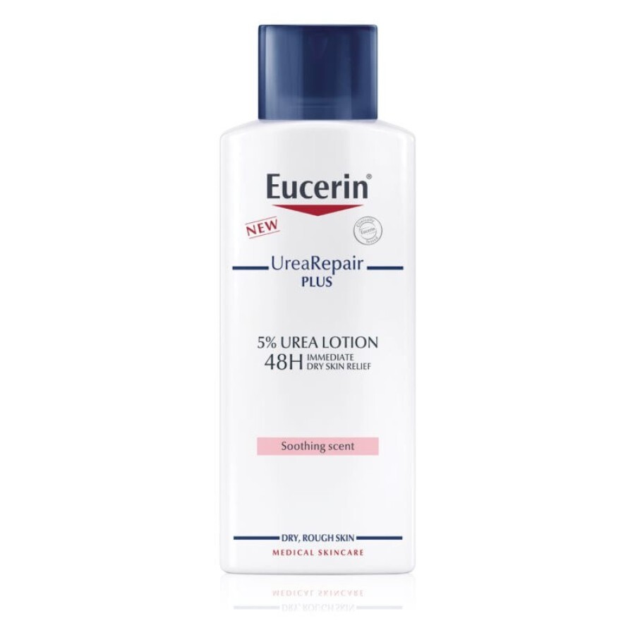 Зволожуючий лосьйон для сухої шкіри тіла Eucerin 5% Urea Repair Plus з ніжним ароматом 250 мл: ціни та характеристики