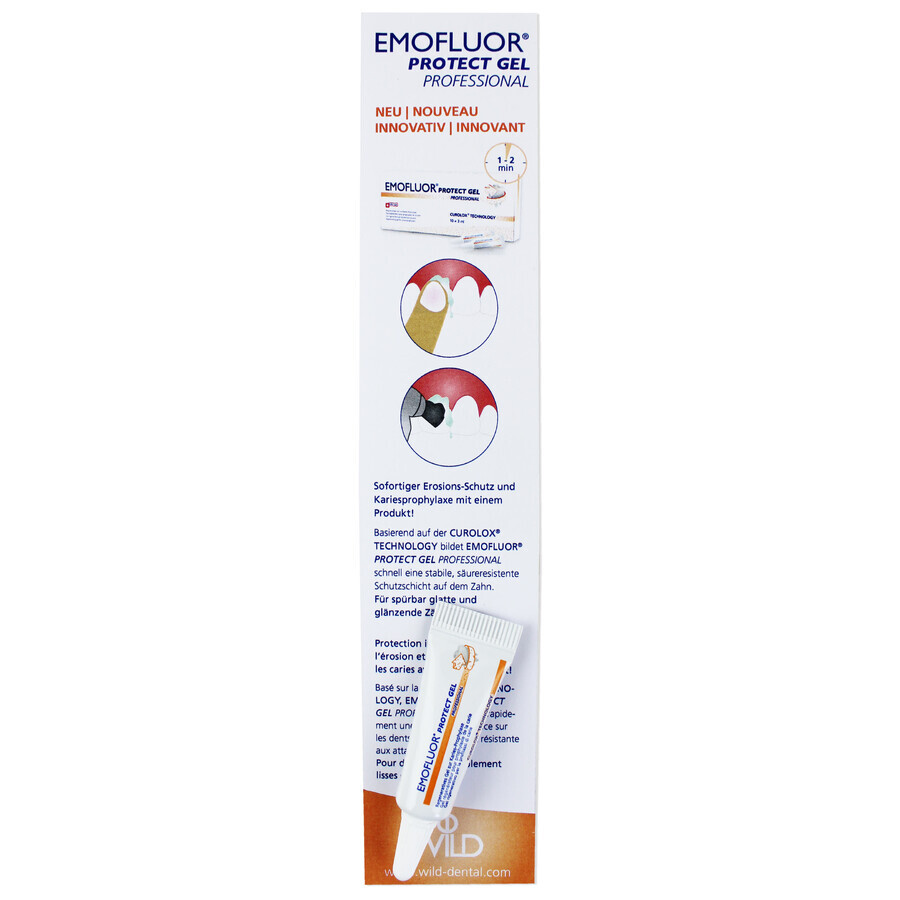 Профессиональный гель Emofluor для защиты зубов, 3 мл: цены и характеристики