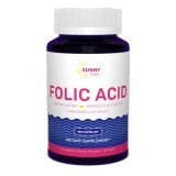 Фолиевая кислота Folic Acid Powerful Sunny Caps 400 мкг 100 капсул