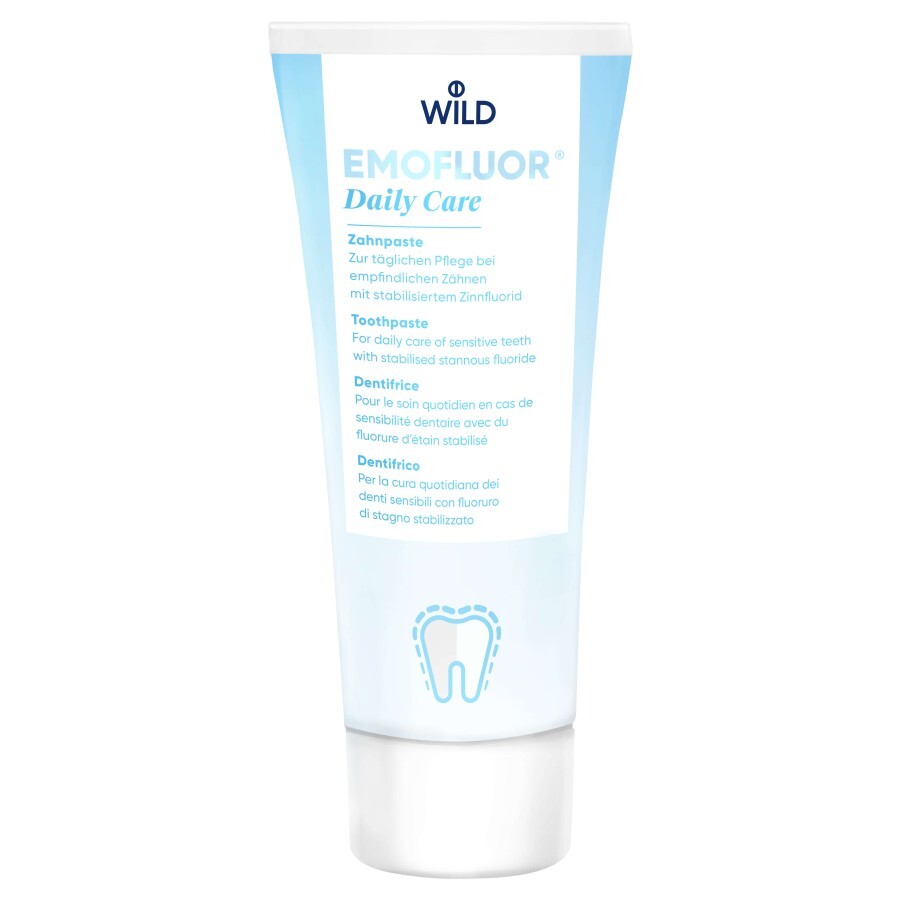 Зубна паста Щоденний догляд Dr. Wild Emofluor, 75 мл: ціни та характеристики
