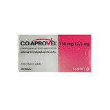 CoAprovel (Коапровель) действующее вещество ирбесартан 150/12,5 мг табл. №28
