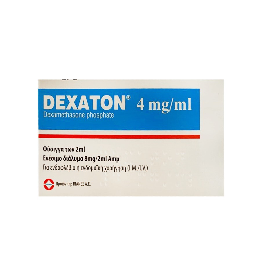 Dexaton 4 мг/мл действ. вещество дексаметазон амп. 2 мл №1: цены и характеристики
