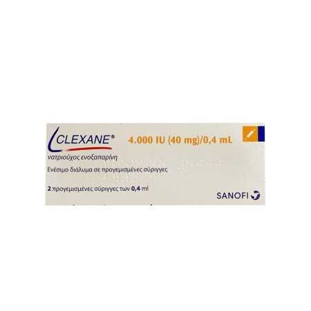 Clexane (Клексан) 4000 MO шприц-доза №2