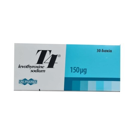 T4 левотироксин 150 мг табл. №30