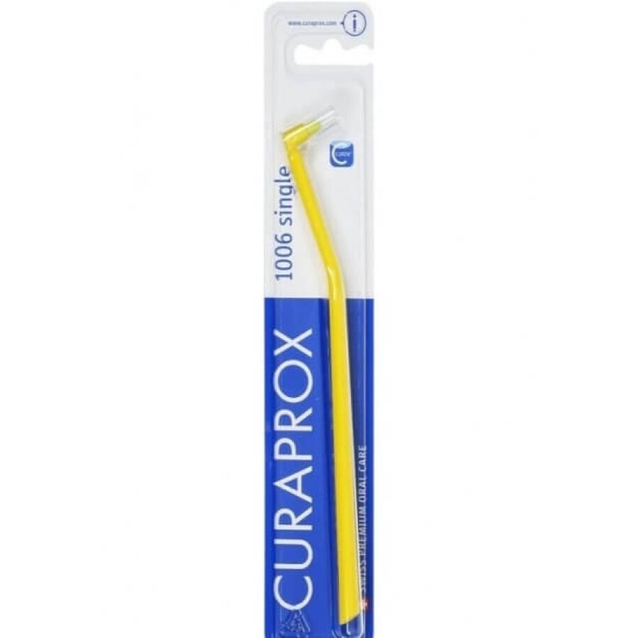 Зубна щітка Curaprox CS 1006 Single & Sulcular монопучкова d 6 мм: ціни та характеристики