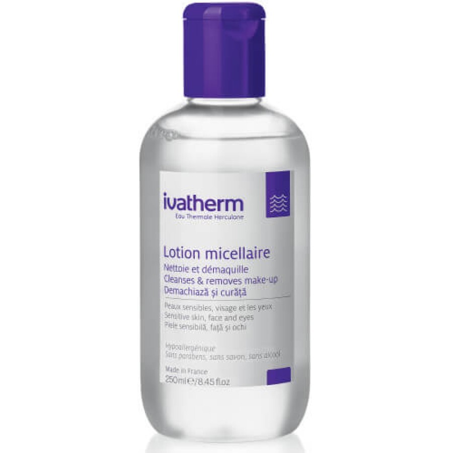 Лосьон мицеллярный Ivatherm Sensitive для снятия макияжа и очищения 250 мл: цены и характеристики