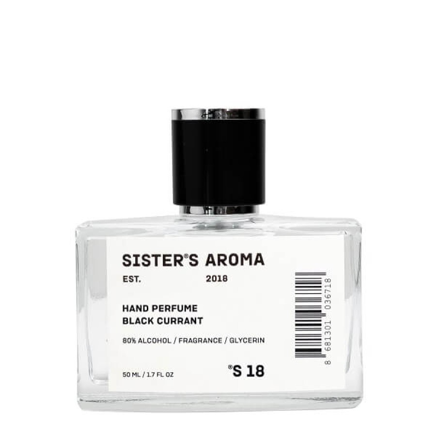 Санитайзер для рук Sister's Aroma S18 50 мл: цены и характеристики