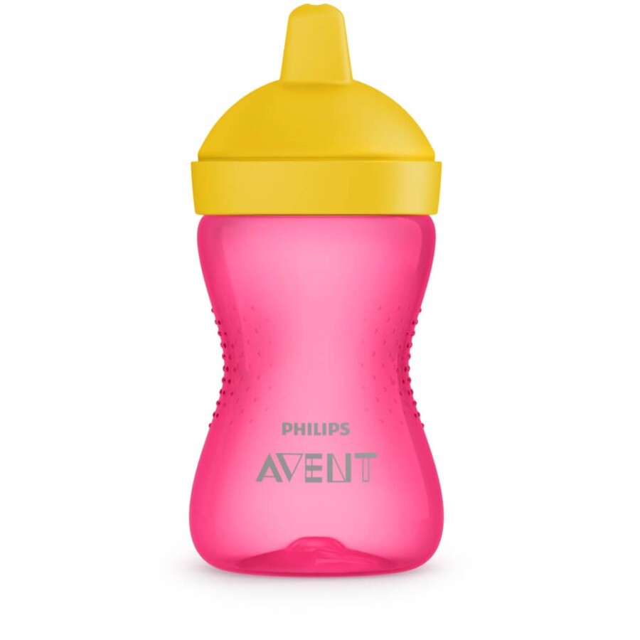 Чашка-непроливайка Philips Avent с твердым носиком Розовая 300 мл: цены и характеристики