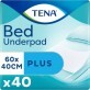 Пеленки впитывающие Tena Bed Plus 60 x 40 см, 40 шт