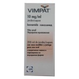 Vimpat Вімпат (лакосамід) пероральна суспензія 10 мг/мл, флакон 200 мл
