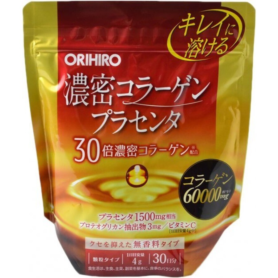 Вітаміни Orihiro Концентрований колаген та плацента 120 г: ціни та характеристики