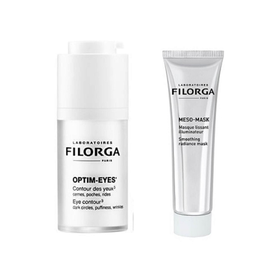 Набір Filorga Оптім айз засіб для контуру очей 15 мл + Filorga мезо-маска 30 мл: ціни та характеристики
