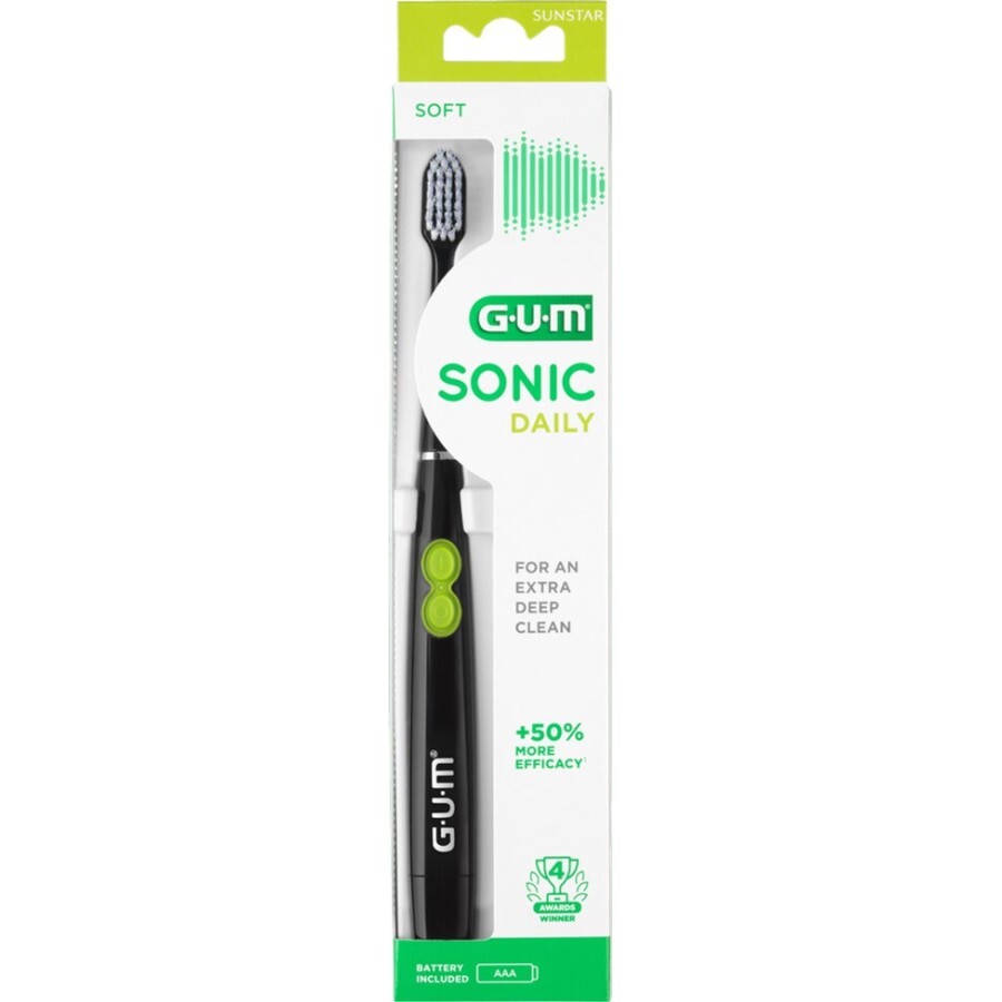 Електрична зубна щітка GUM Activital Sonic Daily №1: ціни та характеристики