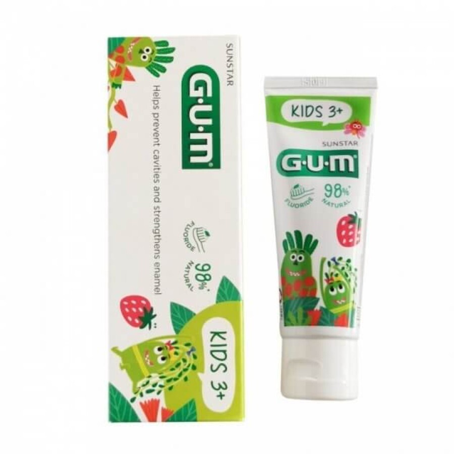 Зубная паста-гель GUM Kids 50 мл: цены и характеристики