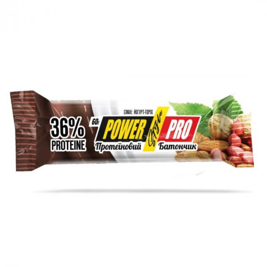 Батончик Power Pro 36% Йогурт - Орех 60 г: цены и характеристики