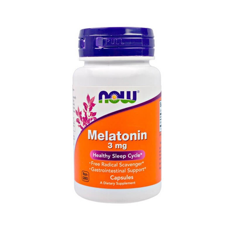 Мелатонін Now Foods 3 мг капсули №30: ціни та характеристики