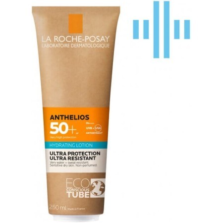 Солнцезащитный увлажняющий лосьон для кожи лица и тела La Roche-Posay Anthelios Hydrating Lotion с очень высокой степенью защиты SPF50 + 250 мл