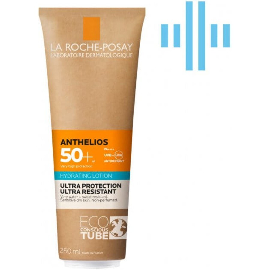 Солнцезащитный увлажняющий лосьон для кожи лица и тела La Roche-Posay Anthelios Hydrating Lotion с очень высокой степенью защиты SPF50 + 250 мл: цены и характеристики