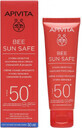 Солнцезащитный крем для лица Apivita Bee Sun Safe SPF50+ Успокаивающий 50 мл