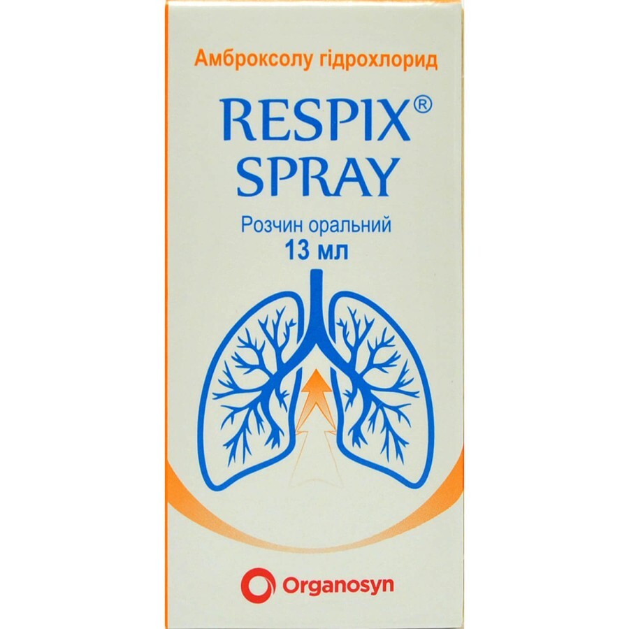 Респикс Спрей р-н орал. 10 мг/0.2 мл фл. 13 мл: ціни та характеристики