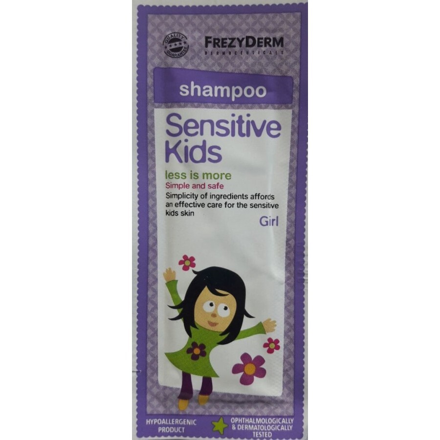 Ніжний шампунь (Frezyderm Sensitive Kids Shampoo Girl) 5 мл: ціни та характеристики