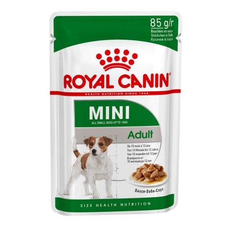 Консервы в соусе для собак Royal Canin Adult Mini для малых пород 85 г пауч