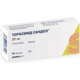 Торасемид Сандоз табл. 20 мг №20