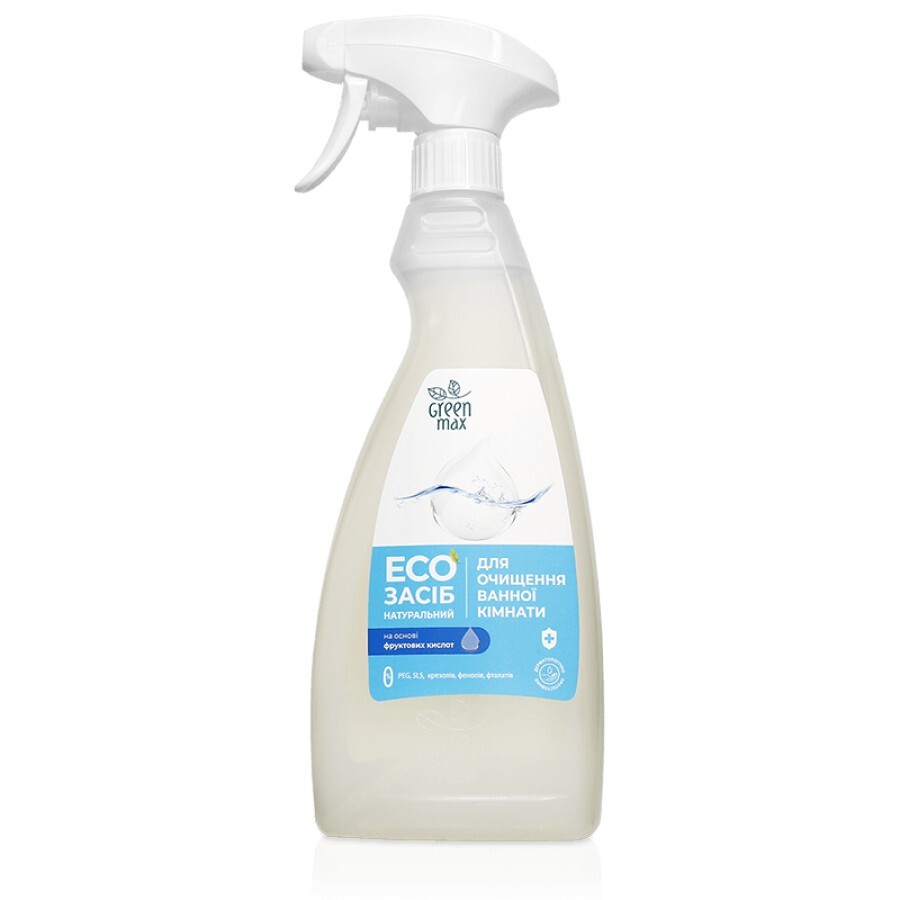 EКОзасіб Green Max для очищення ванної кімнати 500 мл: ціни та характеристики