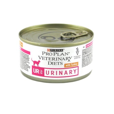 Лечебные консервы для кошек Purina Veterinary Diets UR Urinary Feline 195 г