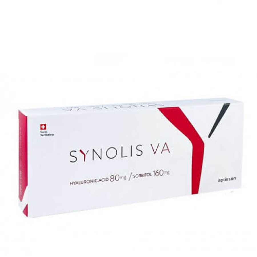Сіноліс Synolis VA для внутрішньосуглобового введення шприц 4 мл: ціни та характеристики