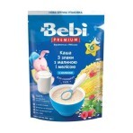 Детская каша Bebi Premium 3 злака Малина и Мелисса молочная 200 г: цены и характеристики