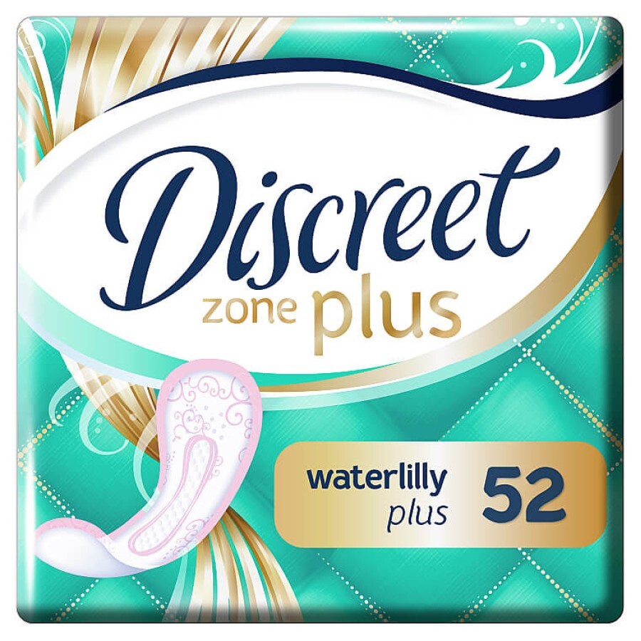 Щоденні прокладки Discreet ZonePlus Deo Waterlilly 52 шт: ціни та характеристики