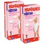 Подгузники-трусики Huggies Pants 6 (15-25 кг) для девочек 96 шт: цены и характеристики