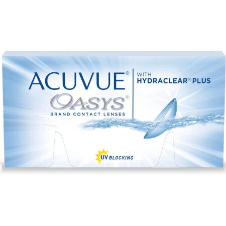 Контактні лінзи ACUVUE OASYS with HYDRACLEAR Plus 8.4, -2.75, 6 шт