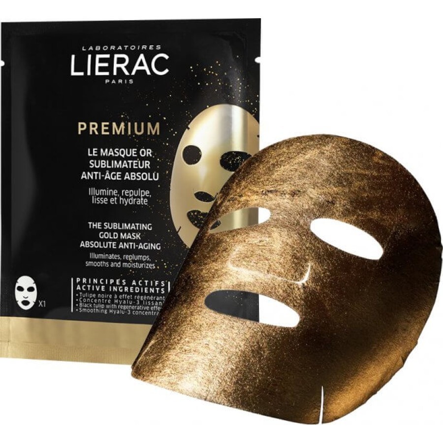Маска-салфетка Lierac Премиум Золотая маска 20 мл: цены и характеристики