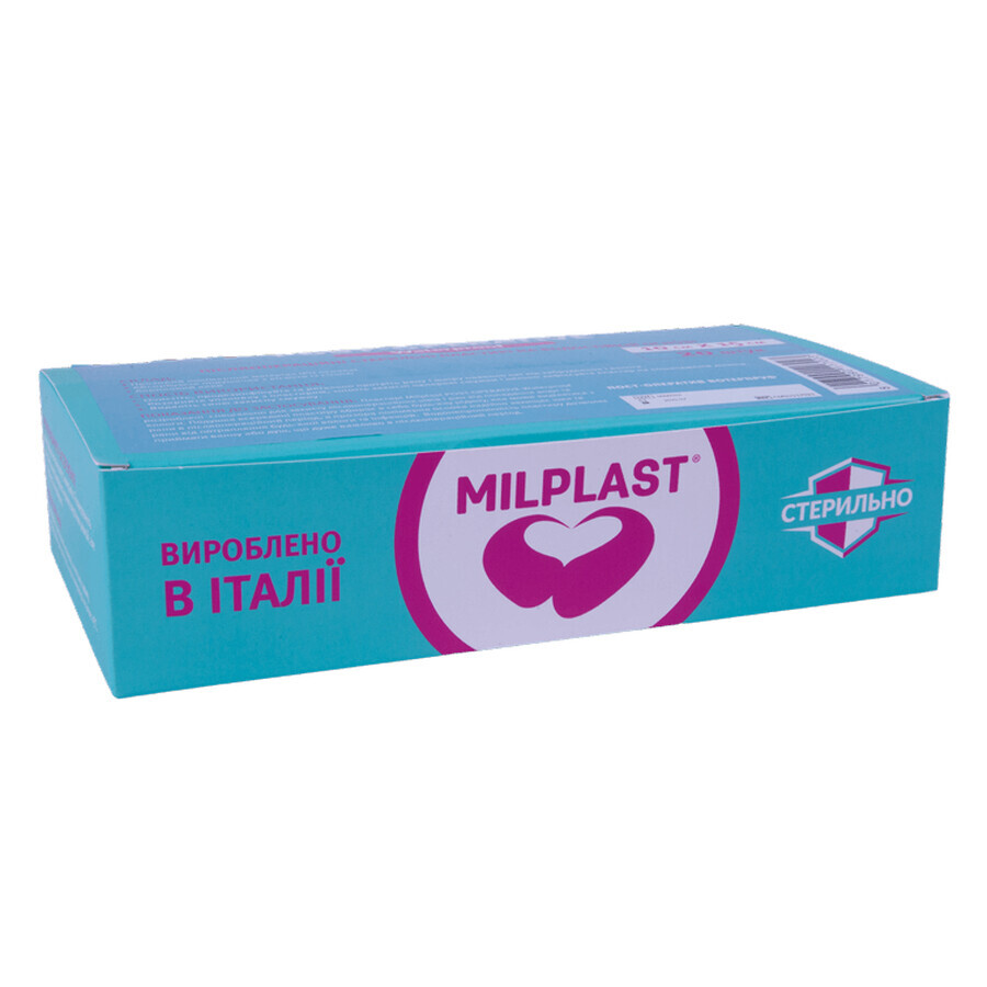 Пластир медичний Milplast Post-operative Hypoallergenic післяопераційний на нетканій основі, 10 см х 20 см, № 20: ціни та характеристики