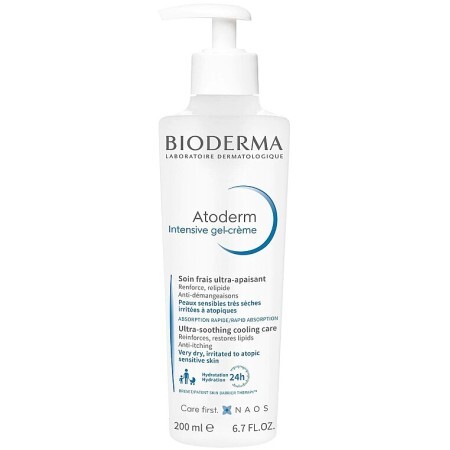 Интенсивный ультрауспокаивающий крем-гель Bioderma Atoderm Intensive Gel Cream 200 мл