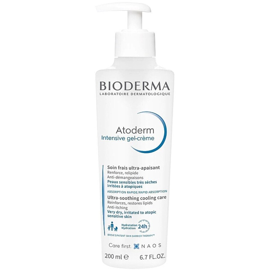 Интенсивный ультрауспокаивающий крем-гель Bioderma Atoderm Intensive Gel Cream 200 мл: цены и характеристики
