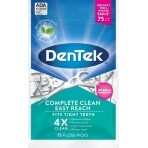 Флос-зубочистки DenTek Комплексне очищення Задні зуби, 75 шт: ціни та характеристики