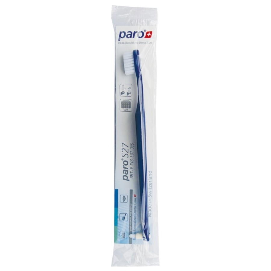 Детская зубная щетка Paro Swiss S27, мягкая: цены и характеристики
