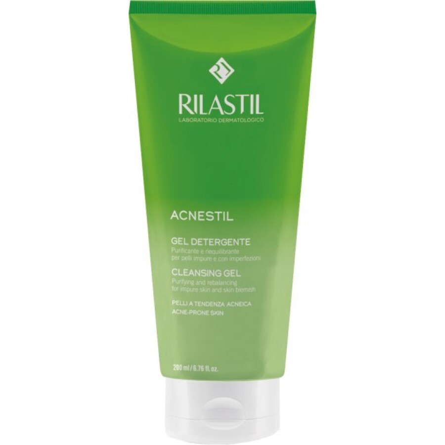 Гель для обличчя Rilastil Acnestil Делікатний Очисний для схильної до акне шкіри 200 мл: ціни та характеристики